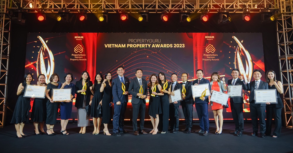 CapitaLand Development chiến thắng 7 hạng mục danh giá tại giải thưởng bất động sản Việt Nam PropertyGuru 2023