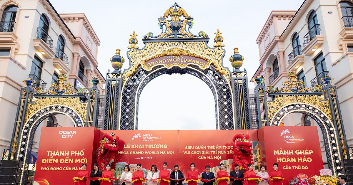 Khai trương quần thể Mega Grand World Hà Nội