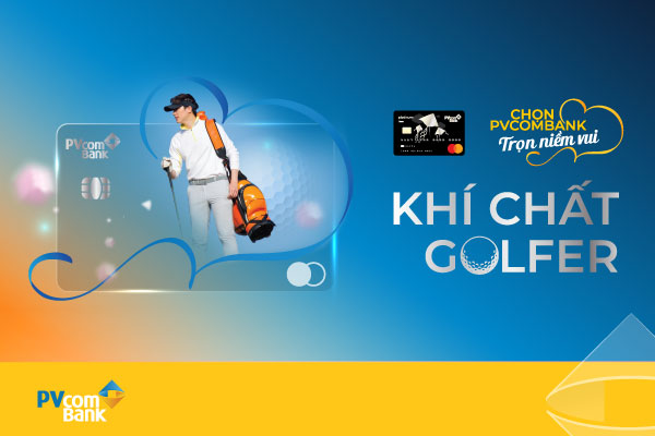 Khách hàng đặt chỗ tại sân golf thuộc hệ thống của Alegolf sẽ được ưu đãi lên đến 50% phí khi thanh toán bằng thẻ tín dụng PVcomBank Travel Platinum. Hình minh họa.