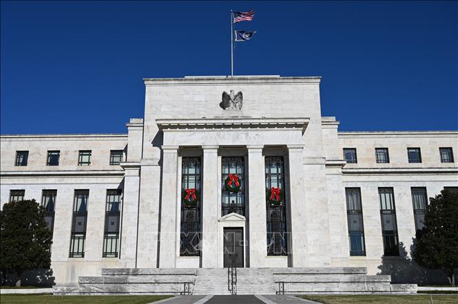 Trụ sở Ngân hàng Dự trữ liên bang Mỹ (FED) ở Washington, DC. Ảnh: AFP/TTXVN
