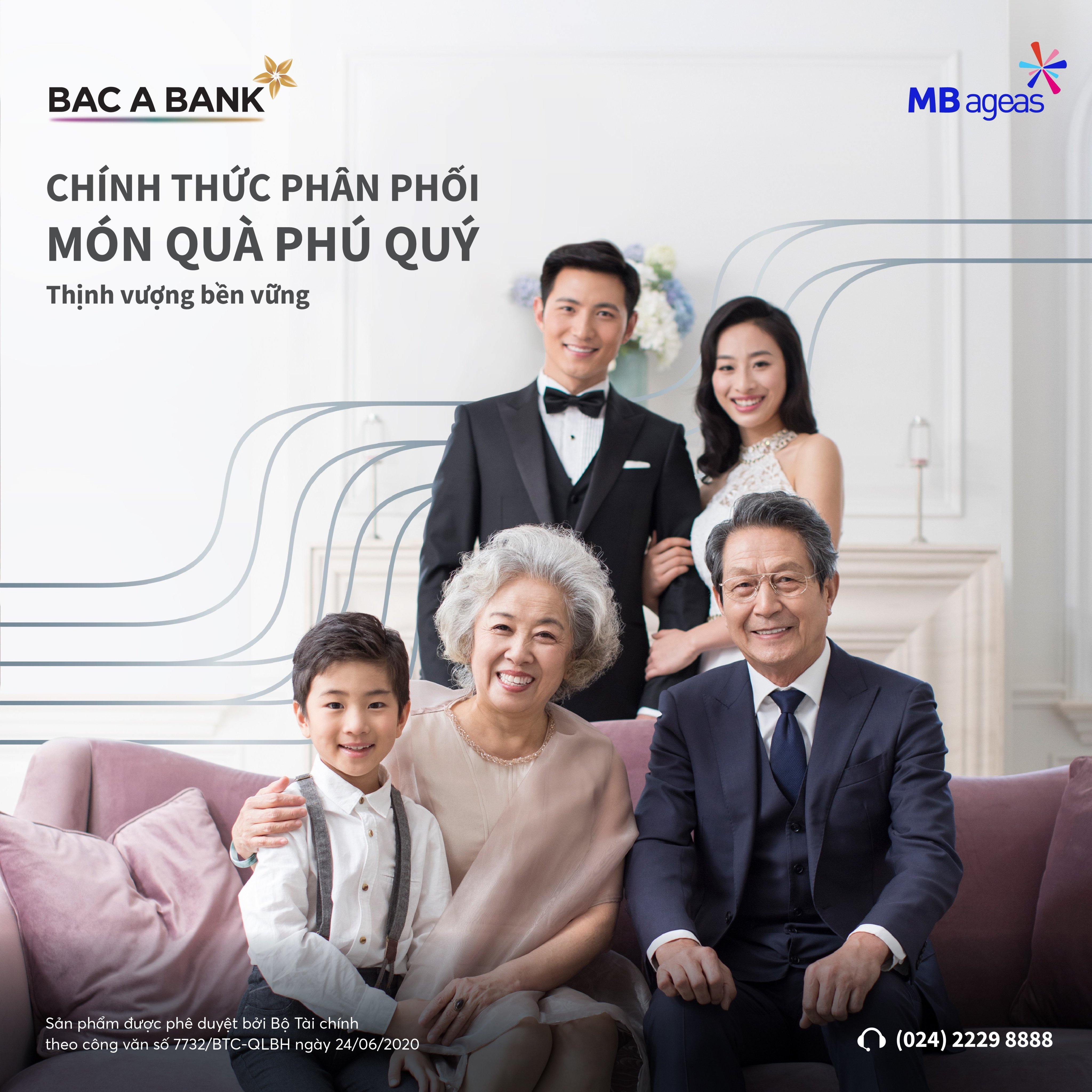 MB Ageas Life và BAC A BANK phân phối sản phẩm bảo hiểm liên kết chung “Món Quà Phú Quý”