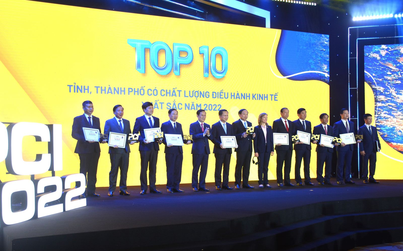 Top 10 địa phương dẫn đầu bảng xếp hạng PCI 2022