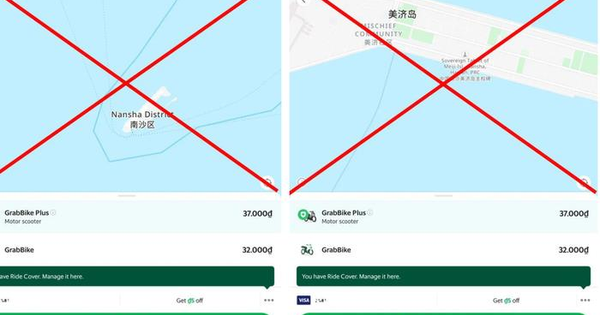 Sau Yody, đến lượt Grab Việt Nam bị phạt 60 triệu đồng vì dùng bản đồ vi phạm chủ quyền biển đảo của Việt Nam
