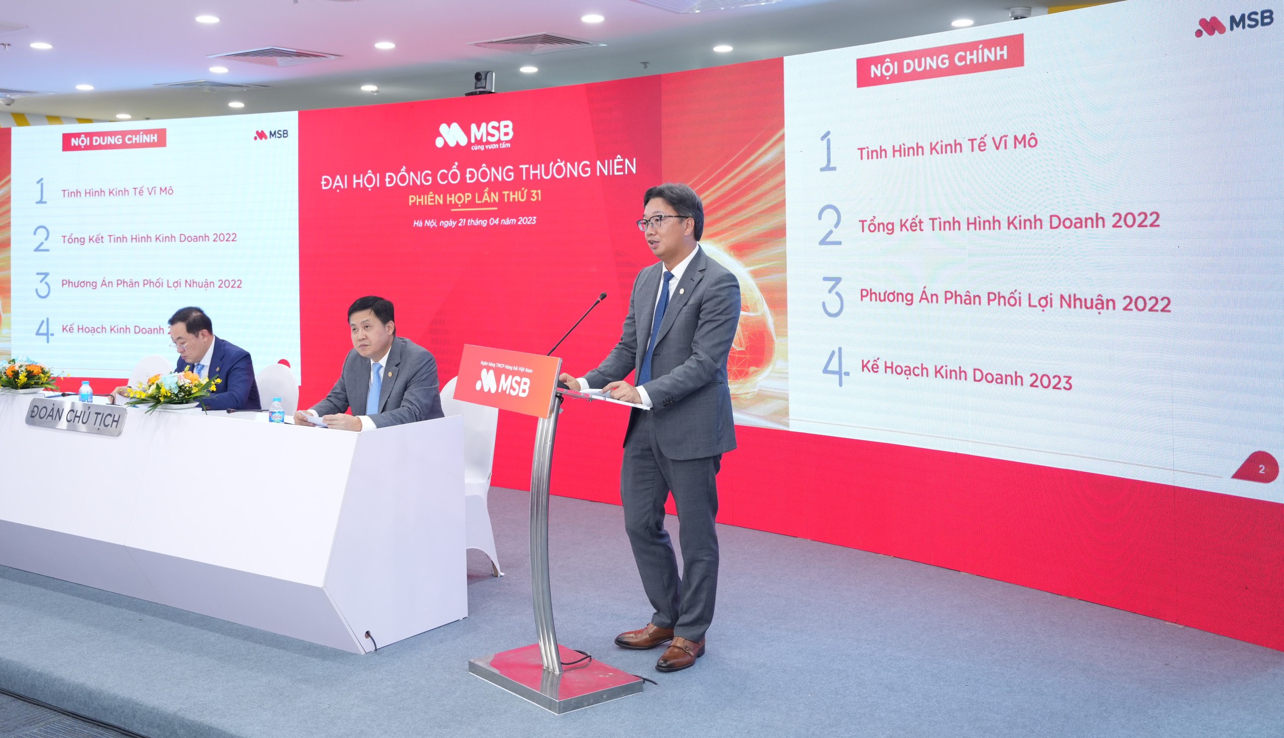 ĐHĐCĐ thường niên năm 2023 của MSB.