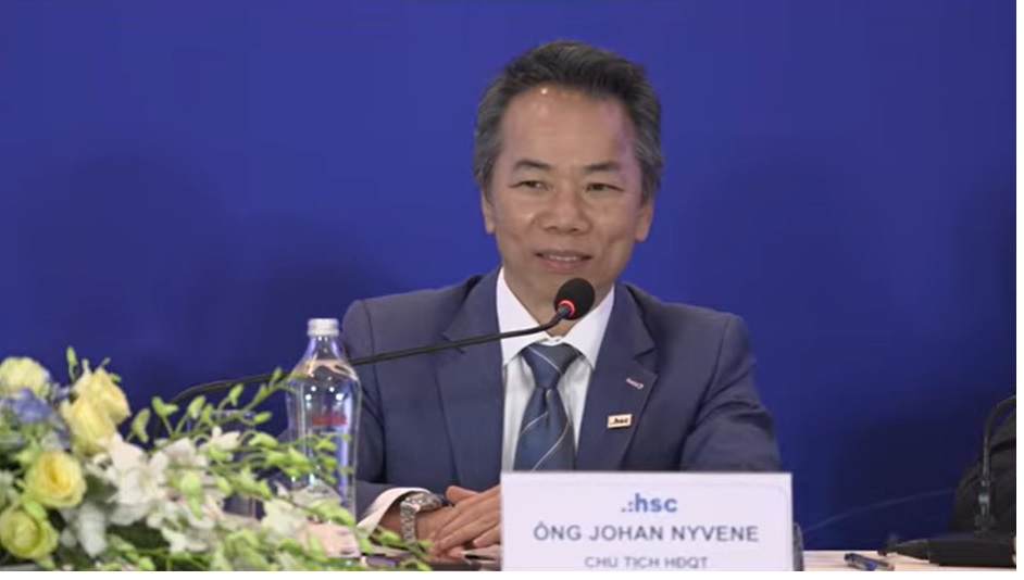 Chủ tịch HĐQT HSC Johan Nyvene lý giải nguyên nhân chậm tăng vốn