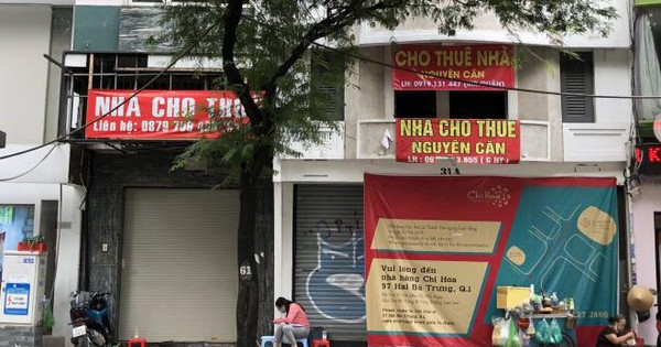 "Làn sóng" trả và thu hẹp mặt bằng kinh doanh trở lại, ngày càng xuất hiện nhiều biển cho thuê tại các tuyến phố lớn