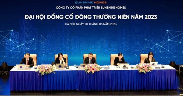 Đoàn Chủ tọa điều hành Đại hội cổ đông thường niên 2023 Sunshine Homes