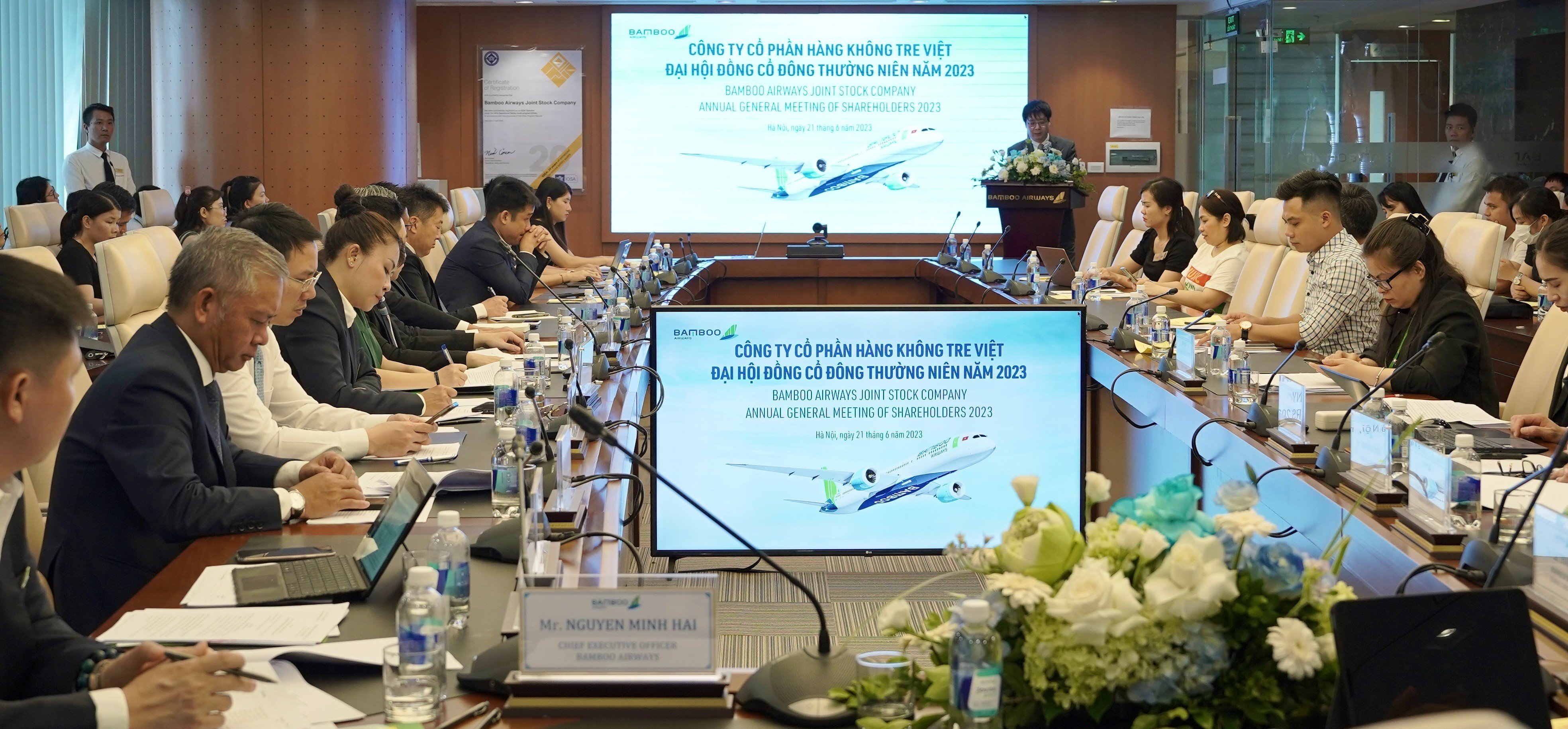 Đại hội đồng cổ đông thường niên 2023 của Bamboo Airways sáng 21/6