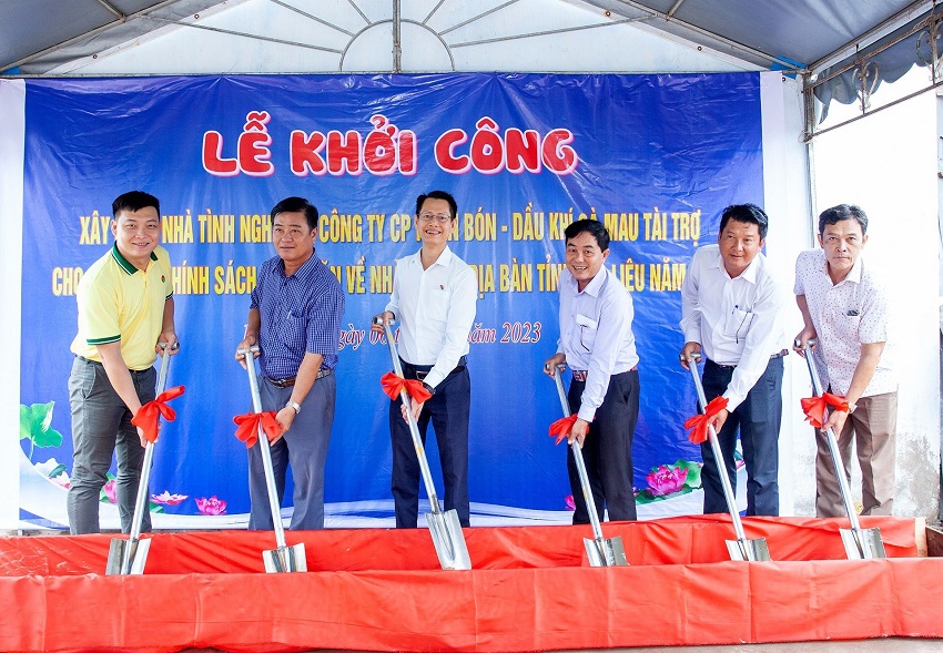 Lễ khởi công xây dựng nhà tình nghĩa tại Bạc Liêu