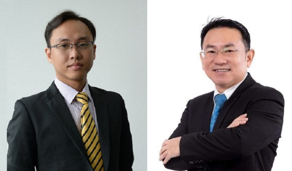 Ông Nguyễn Thanh Lâm (trái) và ông Trương Hiền Phương.