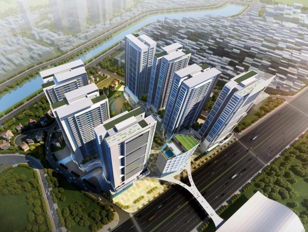 Phối cảnh dự án Ecity Phú Diễn.