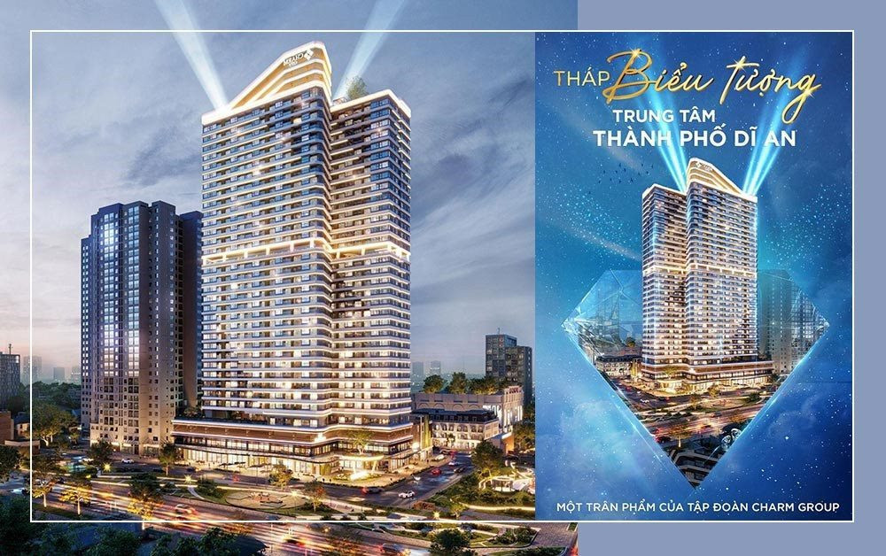 Tòa tháp Charm Diamond, một phần trong dự án Charm Plaza được giới thiệu do DCT Partners Việt Nam làm chủ đầu tư.