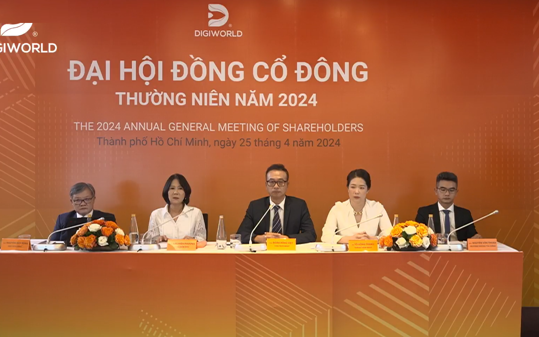 ĐHĐCĐ thường niên năm 2024 của Digiworld diễn ra chiều 25/4