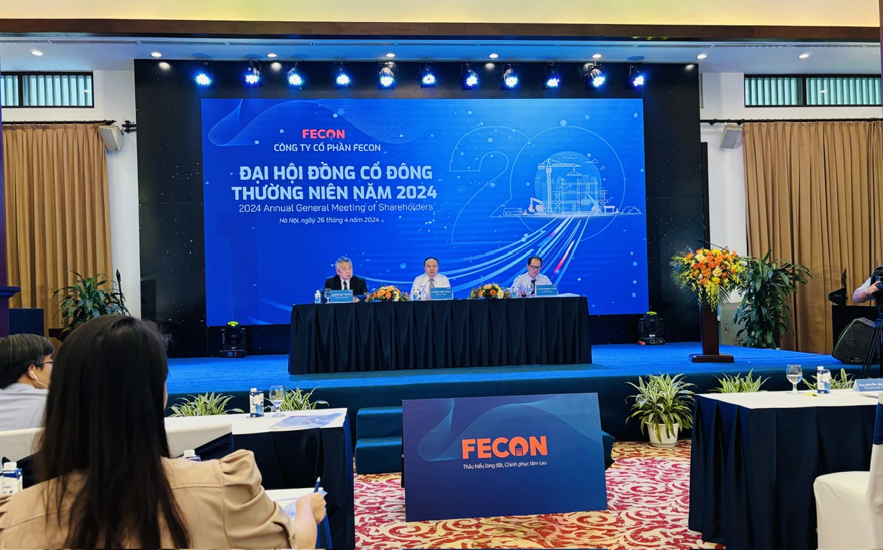 Đại hội đồng cổ đông thường niên 2024 của FECON sáng 26/4