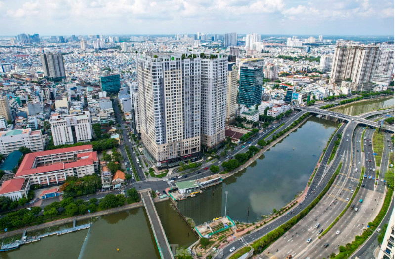 Hình ảnh dự án The Tresor tại số 39-39B Bến Vân Đồn, TP. Hồ Chí Minh - Ảnh: Duy Anh/TPO