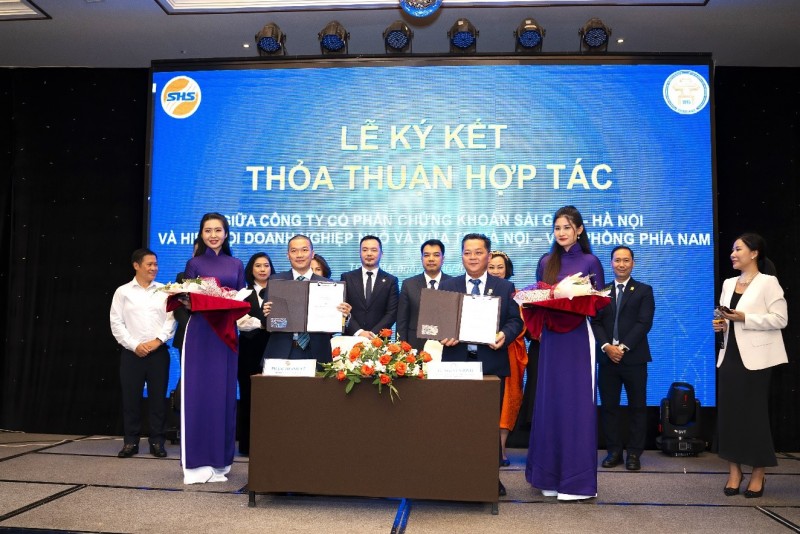 Chứng khoán SHS ký hợp tác với HanoiSME VP Phía Nam
