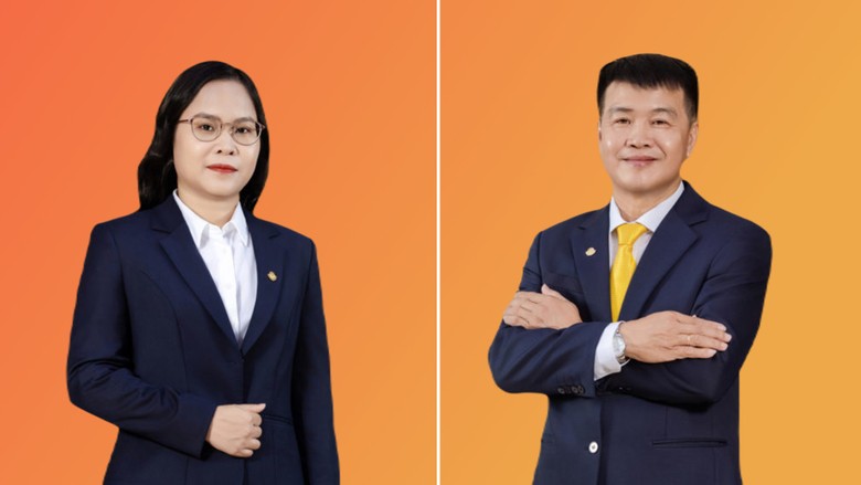 Bà Lê Thị Thanh Nga và ông Nguyễn Thanh Tùng