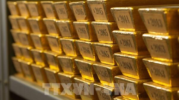 Giá vàng chạm mức cao nhất 1 tháng