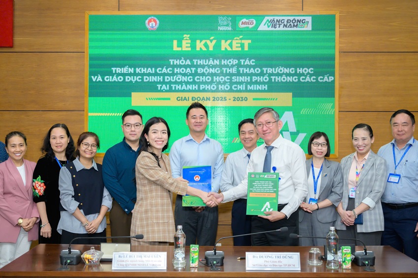 Nestlé Việt Nam ký thỏa thuận hợp tác chiến lược với Sở Giáo dục và Đào tạo TP. Hồ Chí Minh