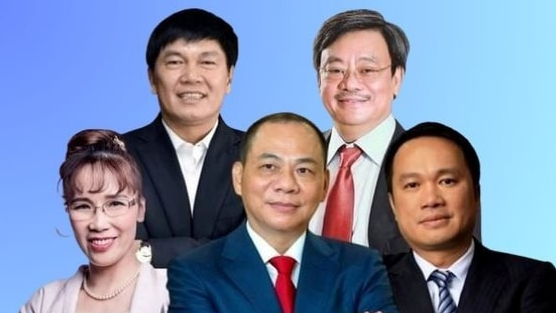 Vợ tỷ phú Phạm Nhật Vượng lọt Top 5 người giàu nhất, tiến sát bà Phương Thảo, Chủ tịch TCBS Nguyễn Xuân Minh lọt top 30