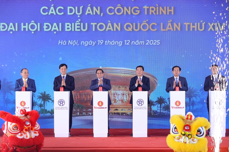 Khởi công, khánh thành 564 dự án với tổng vốn hơn 5 triệu tỷ đồng trong năm 2025