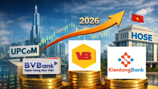 Nhóm cổ phiếu ngân hàng UPCoM lên kế hoạch chuyển sàn HoSE từ 2026