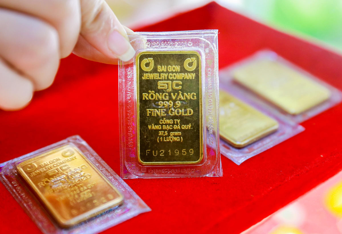 Giá vàng SJC lại 
