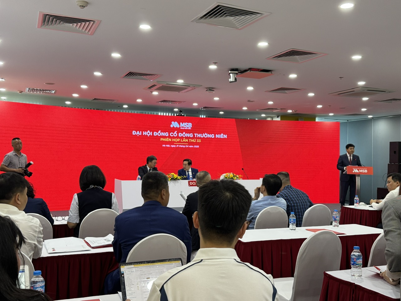 ĐHĐCĐ MSB: Chia cổ tức 20%, đang đàm phán với 2-3 đối tác bán TNEX Finance