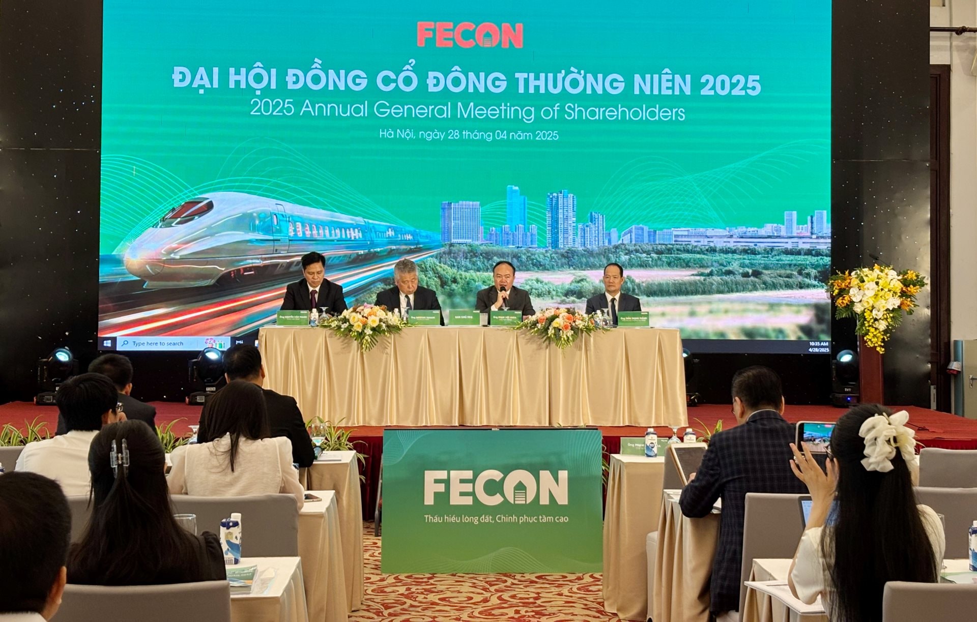 ĐHĐCĐ FECON: Lợi nhuận năm 2025 chủ yếu từ mảng bất động sản, tâm điểm là dự án Square City