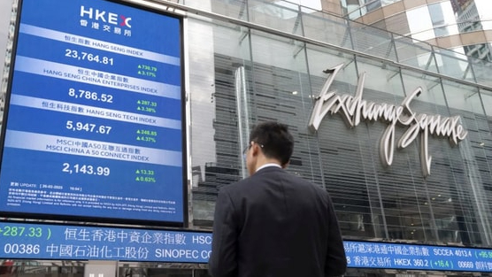 Chứng khoán châu Á xanh mướt, Nikkei tăng 6,4%, Hang Seng tăng hơn 2% sau cú sập mạnh đầu tuần