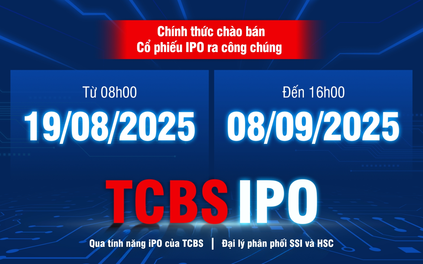 CTCP Chứng khoán Kỹ Thương (TCBS) sẽ chính thức mở đăng ký mua cổ phiếu