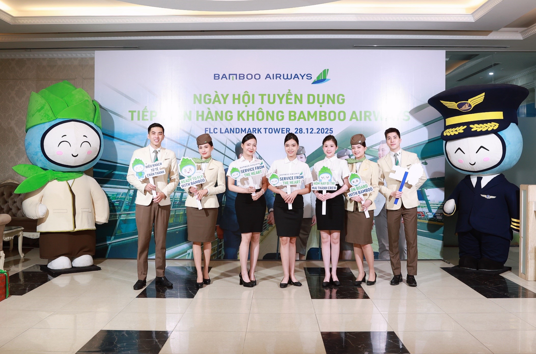 Bamboo Airways sẽ tuyển dụng 1000 tiếp viên hàng không từ 2026
