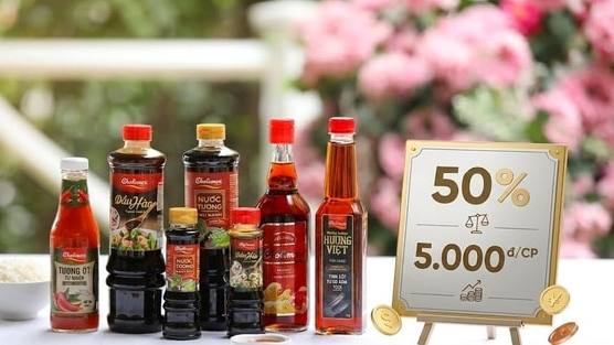 Một công ty chốt ngày chi trả cổ tức tiền mặt với tỷ lệ 50%