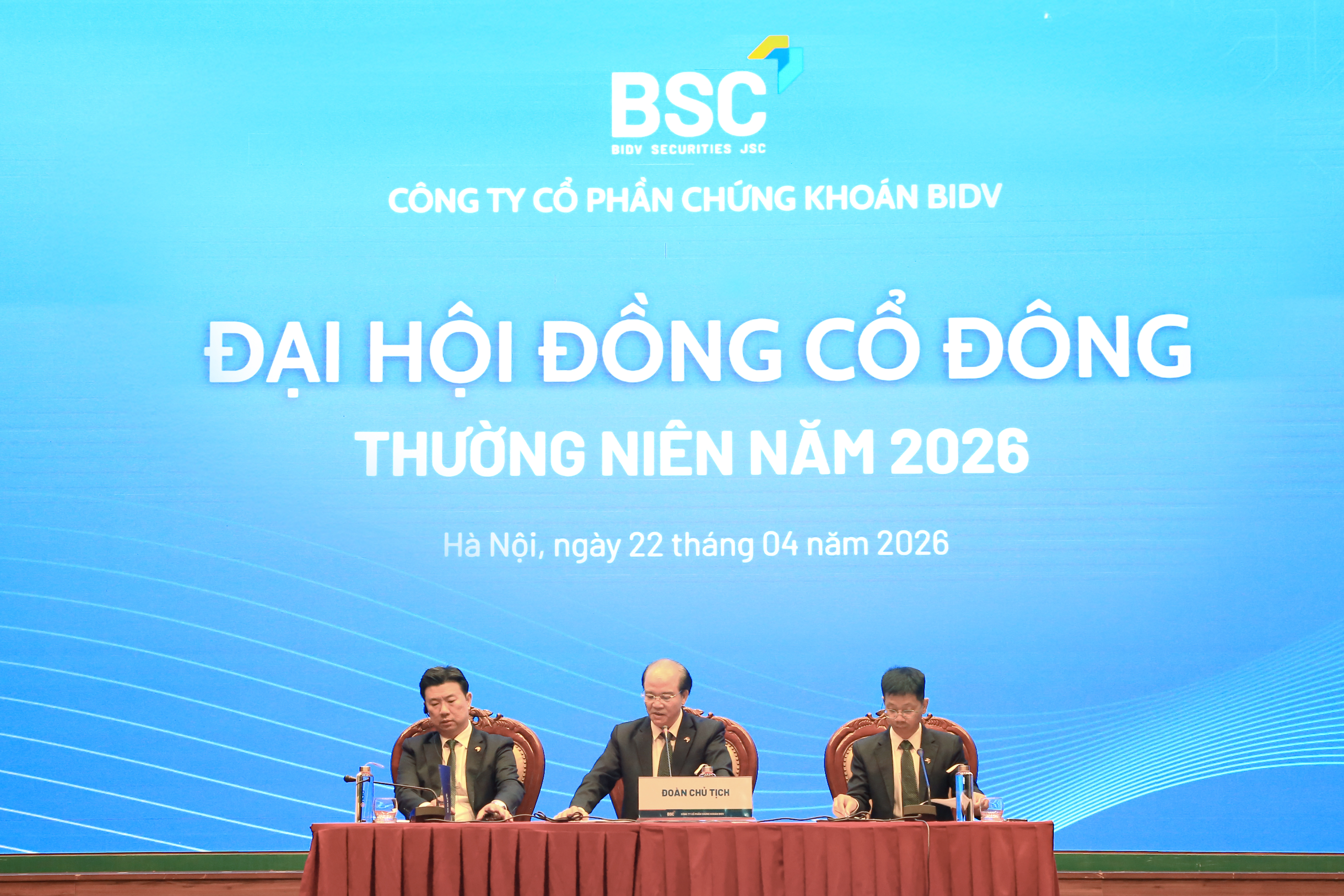 ĐHĐCĐ Chứng khoán BIDV (BSC): Mục tiêu lợi nhuận 700 tỷ đồng năm 2026, mục tiêu nâng quy mô vốn lên 11.000 tỷ đồng