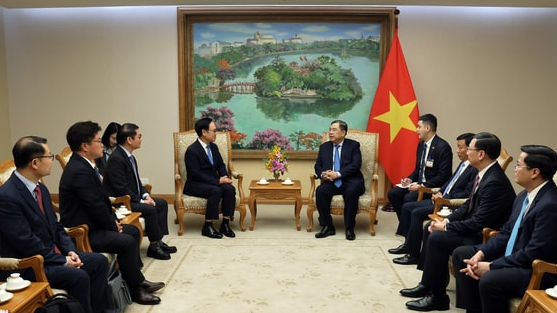 Gặp Phó Thủ tướng, Tập đoàn hàng đầu Hàn Quốc bày tỏ mong muốn tham gia siêu dự án đường sắt tốc độ cao 350km/h đi qua 15 tỉnh thành, vốn đầu tư 67 tỷ USD