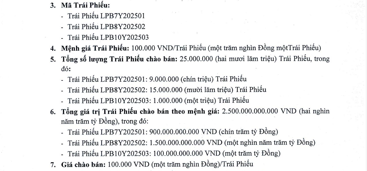 LPBank bán thành công hơn 10,16 triệu trái phiếu đợt đầu tiên năm 2026