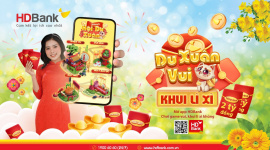 Tết vui "bung nóc" với game Hội Du Xuân trên App HDBank