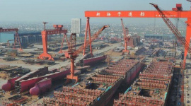 Trung Quốc tiếp tục dẫn đầu thế giới trong ngành đóng tàu