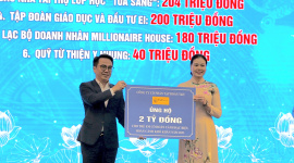 T&T Group ủng hộ 2 tỷ đồng hỗ trợ trẻ em có hoàn cảnh khó khăn