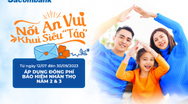 Nối an vui – Khui siêu “Táo” tại Sacombank