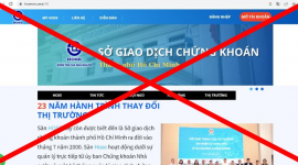 Sở Giao dịch chứng khoán TPHCM liên tục bị mạo danh