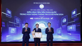 Trung tâm Công nghệ thông tin MobiFone đạt thành tích xuất sắc trong lĩnh vực thông tin cơ sở