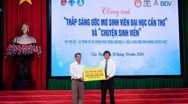 Phân bón Cà Mau trao 60 suất học bổng giá trị 420 triệu đồng cho sinh viên Đại học Cần Thơ