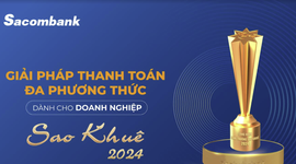 4 năm liền Sacombank vinh dự nhận giải thưởng Sao Khuê