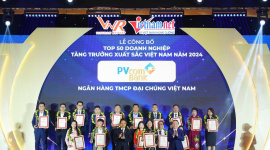 Vietnam Report vinh danh PVcomBank là doanh nghiệp phát triển nhanh nhất Việt Nam 2024