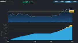Thị trường đón sắc xanh, VN-Index vẫn giữ được mốc 1.230 điểm
