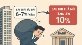 Mua nhà lãi suất thấp: “Cơn say” vay vốn và nỗi lo sau ưu đãi