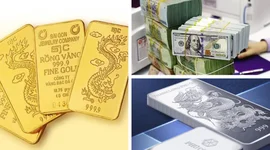 Vàng đứng giá sau cú tăng sốc, bạc nhích nhẹ, USD tiếp tục giảm