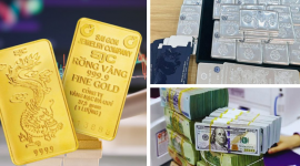 Giá vàng bật tăng mạnh 2,5 triệu đồng/lượng