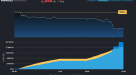 Thị trường có phiên giảm hơn 50 điểm bất chấp sắc xanh lan tỏa tại khu vực